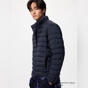 Uniqlo Men's Navy Puffer Jacket
